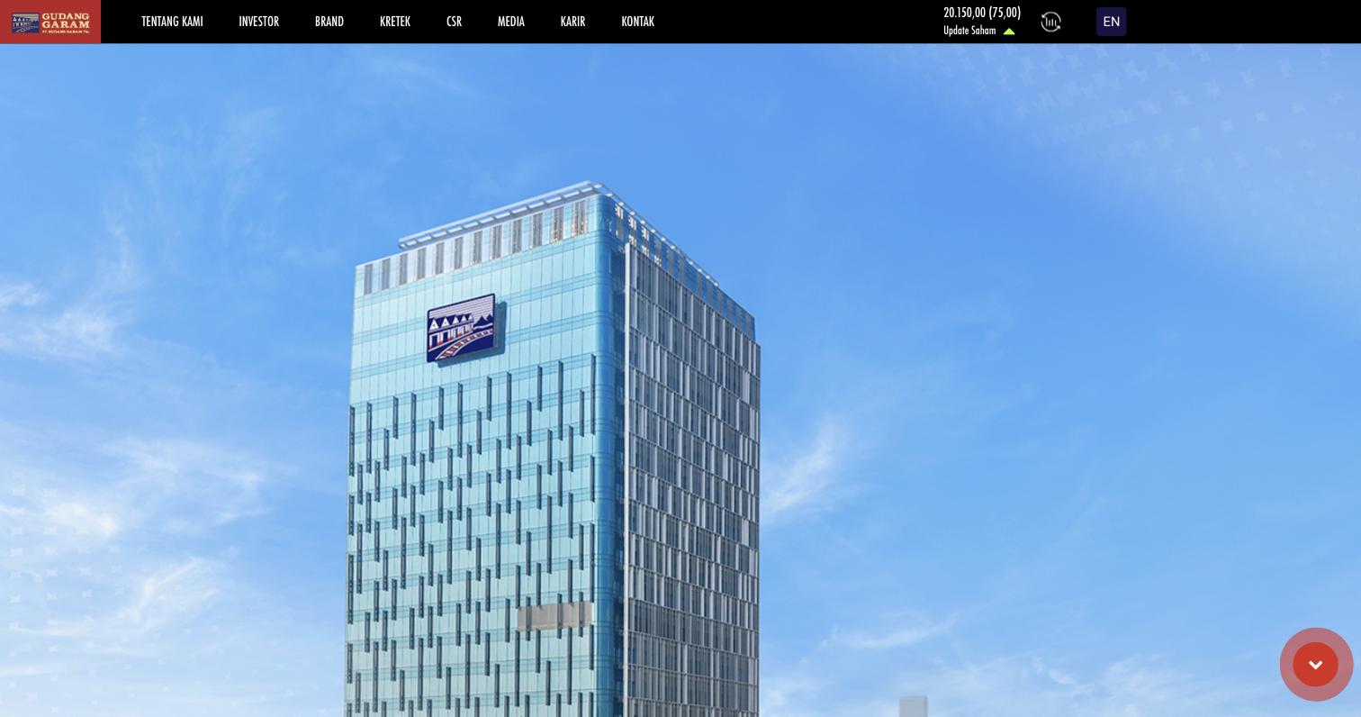 Gudang Garam Website